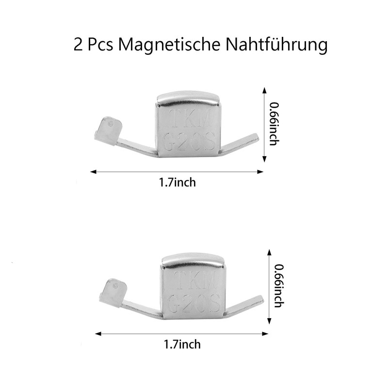 Magnetic Seam Guide,2 Pcs Magnetic Guide for Sewing Machine,Sewing Accessories