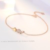 Silver Thunder Anklet, Women's Anklet, Popular, 925 Silver, Hypoallergenic, Ankle
