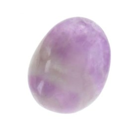 TruEnergy Amethyst Palm Stone - 2"-3" Polished Grade A+ High Energy Amethyst Worry Stone - Healing & Calming Effect - Unisex - LOOSE CUT GEM