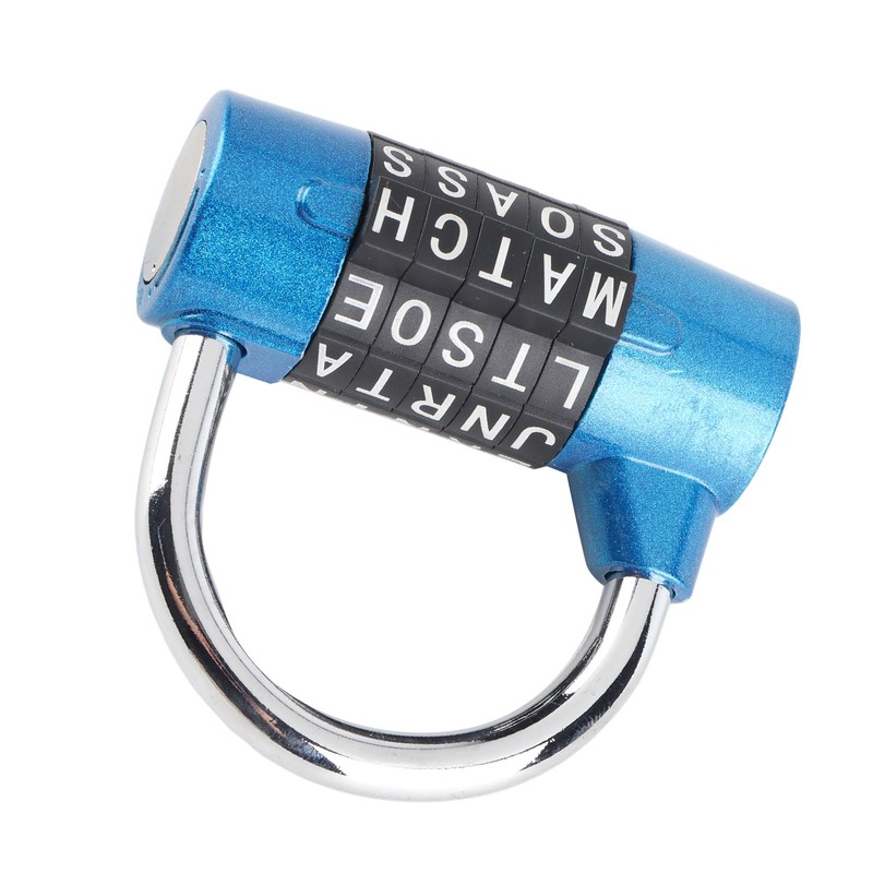 5 Dial Digit Code Combination Padlock Travel Suitcase Gym Locker