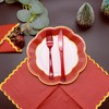 VEIZEDD 100Pcs Red Plates and Napkins Party Supplies,Red Paper Plates,Red
