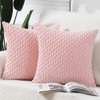 Madizz Pack of 2 Boho Corduroy Cushion Covers 16x16 inch,