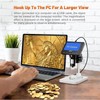 LCD Digital Coin Microscope 1000x Magnification 8 LED Lights PC