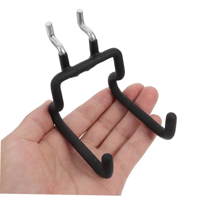 KONTONTY Heavy Duty Stainless Steel Pegboard Hooks 4 Small Padded