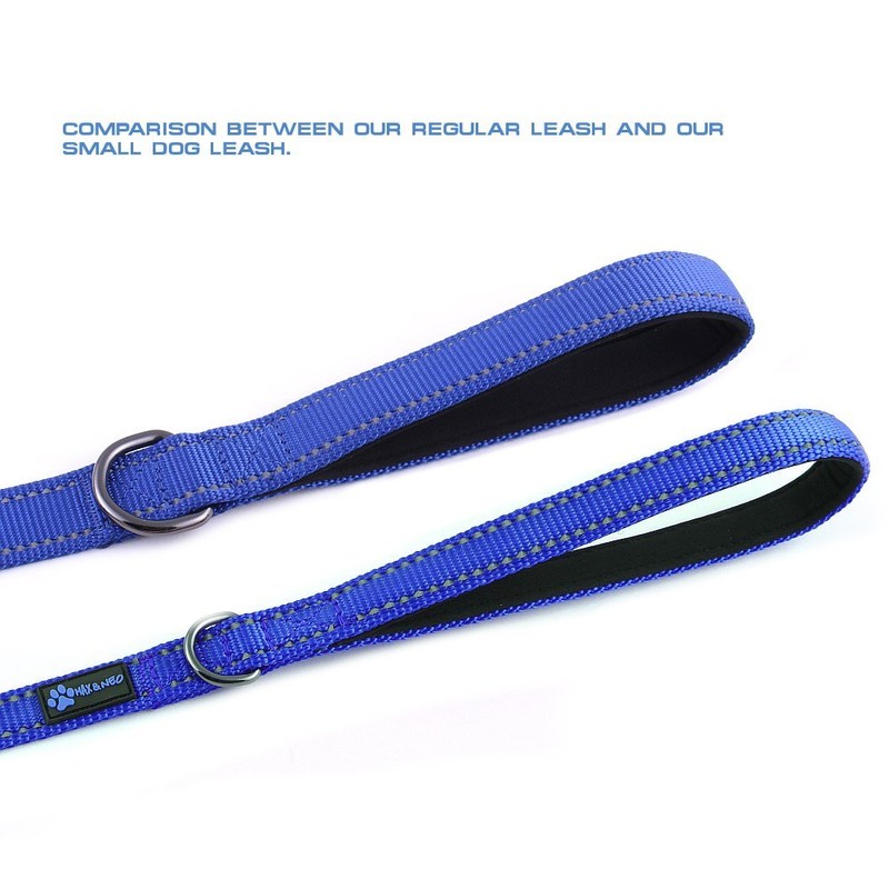 Max and Neo Small Dog Reflective Nylon Dog Leash -