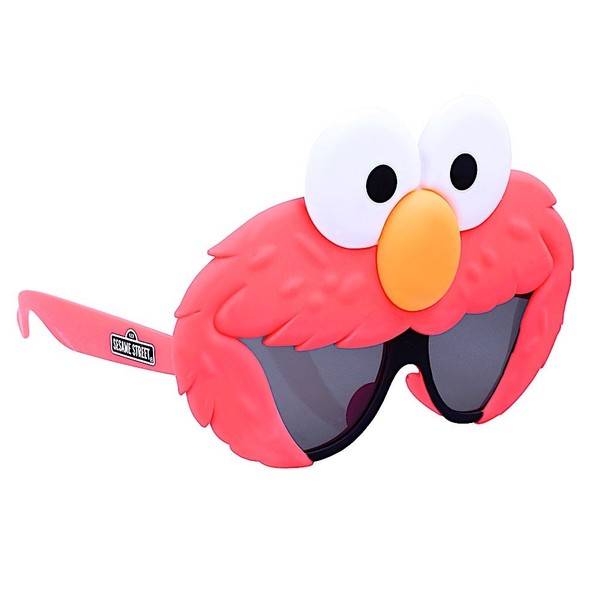 Costume Sunglasses Lil' Characters Elmo Sun-Staches Party Favors UV400 Multi-colored, 8"