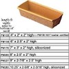 NOVACART USA Novacart Loaf Pan 7x3x2 Ppr Brn Gold, 300