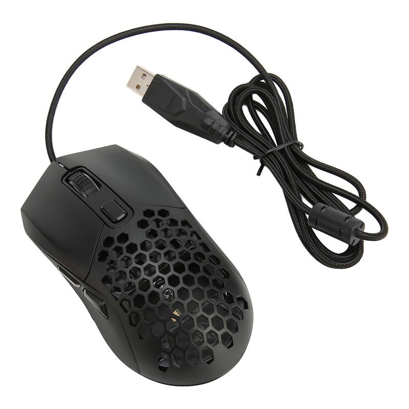 Honeycomb Gaming Mouse RGB Backlight 6 Programmable Buttons 7200 DPI