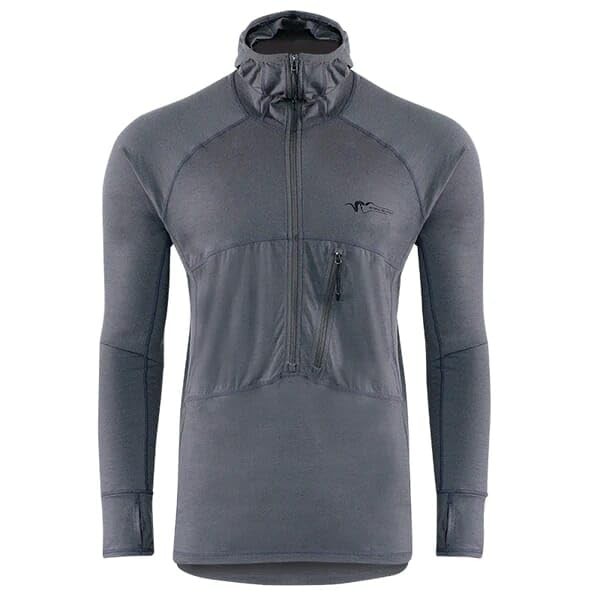 Stone Glacier Chinook Merino Hoody, Granite Grey, Small, Merino6 Technology,