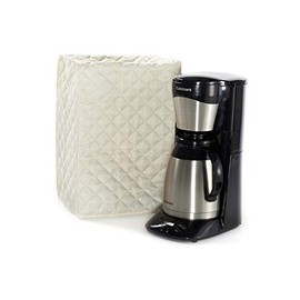 Covermates Keepsakes â Coffee Maker Cover â Dust Protection - Stain Resistant - Washable â Appliance Cover - Cream