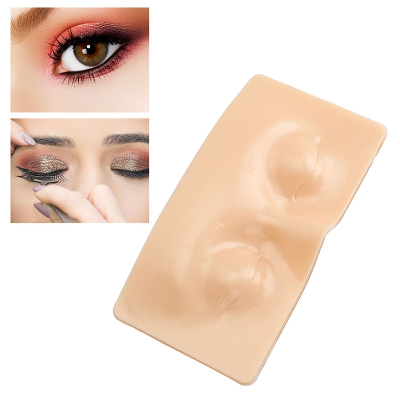 Makeup Practice Face 3D Silicone Face Eyes Makeup Mannequin Practice