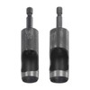 HARFINGTON Leather Hollow Punch Set 1/4 Hex Shank for Drills,