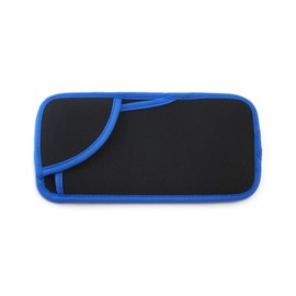 Alone ALG-NSMSPB Switch Lite Slim Soft Pouch, Black x Blue, 4.7 x 0.3 x 9.1 inches (12 x 0.9 x 23 cm), Game, Excellent Elasticity, Lightweight & Compact 4.6 oz (130 g), Mesh Pocket, Fall Prevention