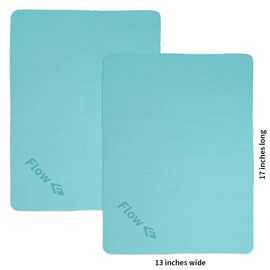 Flow Premium - Gamuza de natación – Paquete de 2 pijamas de secado rápido para nadar, bucear y otros deportes acuáticos (paquete de 2)