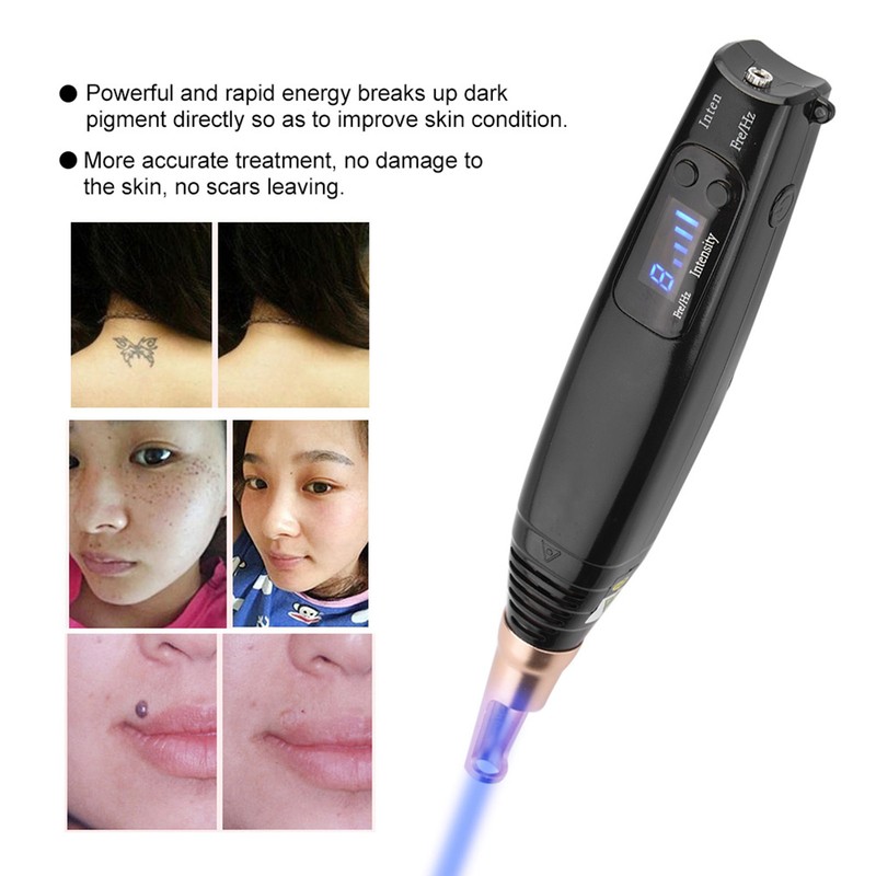 Blue Light Picosecond Pen Scar Tattoo Removal Pen For Melanin