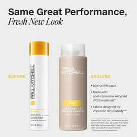 Paul Mitchell Paul Mitchell Baby Don’t Cry Tearless Shampoo, Cleanses + Softs Hair, For Children of All Ages, 300 ml