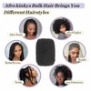 Afro Kinkys Bulk Human Hair for Dreadlock Extensions 18 Inches