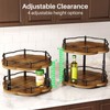 Spice Rack Lazy Susan Organizer for Cabinet, Rotating Spice Organization