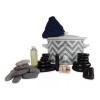 Technoking Kit De Piedras Calientes De Obsidiana Super Completo Spa