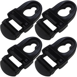 Popbee 4 Sets Kayak Seat Clips and Hooks,Kayak Seat Repair Clip,Kayak Seat Repair Clip,Kayak Straps Seat Clip with Straps,Kayak Seat Clip Parts Fit for Lifetime Emotional Kayak Accessories
