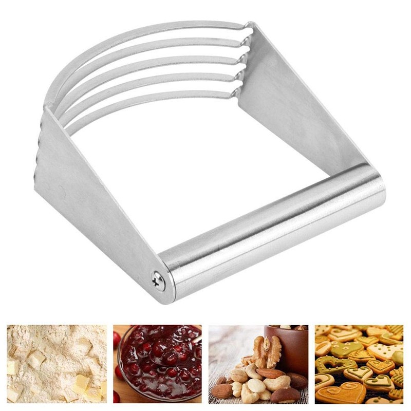 Stainless Steel Pastry Blender Dough Flour Mixer Cutter Home Kitchen