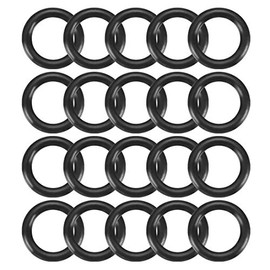 uxcell Nitrile Rubber O-Rings 14.6mm OD 9.8mm ID 2.4mm Width, Metric Sealing Gasket, Pack of 20