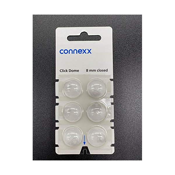 Connexx Accessories Siemens / Rexton Click Domes (6 domes) NEW Blister Pack (8mm Closed)