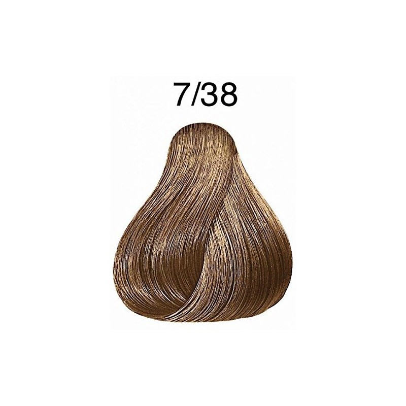 Wella Koleston Perfect Coloration Permanent Hair Colour 7/38 Blonde Gold