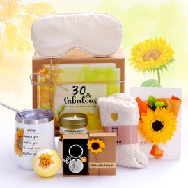 30th Birthday Gifts for Women,Sunflower Birthday Gifts for 30 years Old Women,Happy 30th Birthday Gifts Ideas for Women Turning 30