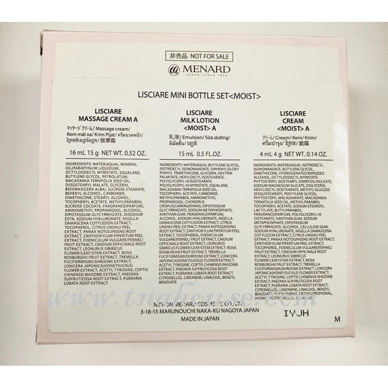 Menard Lisciare Mini Set - 3 Items - Made In