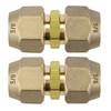 Timsec 2Packs AC Copper Pipe Extension Joint Connectors, 5/8-Inch Air