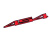 2X 454 Aluminum Emblem Badge Decal Red & Silver for