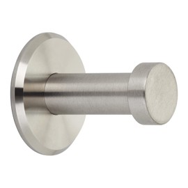 SOTECH TALEA Coat Hooks with Plate Real Stainless Steel Solid Including Mounting Material Diameter 10/15 mm Length 30 mm Total Length 33 mm Wall Hook Towel Rail Pack of 3