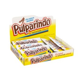 De la Rosa Pulparindo Sin Azúcar 20 piezas 14 grs