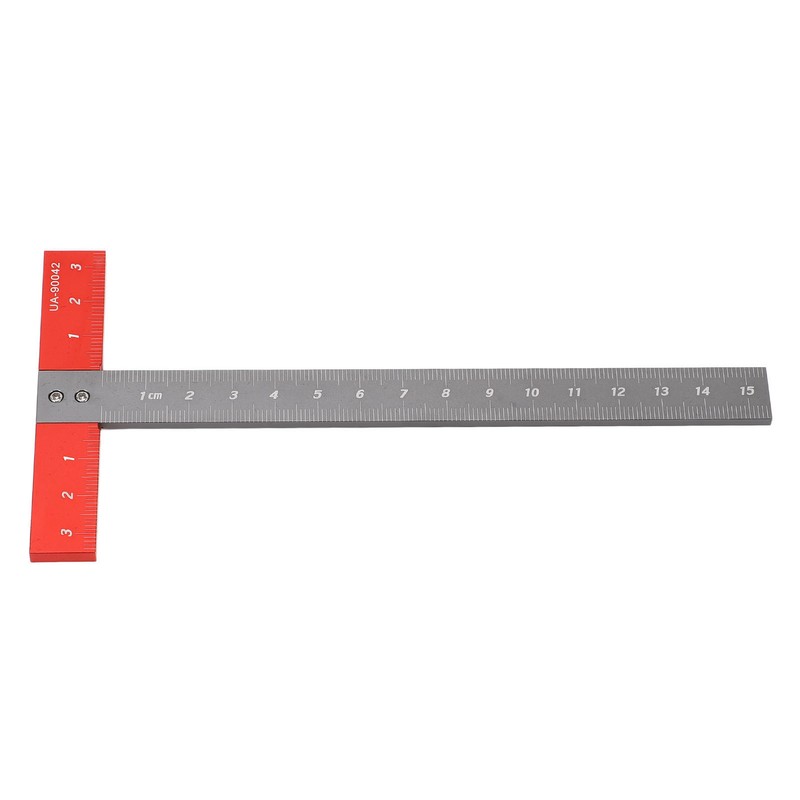 T Square Ruler Aluminum Alloy Accurate Scale Multifunctional Portable Woodworking