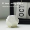 Rotating Pomodoro Timer Rechargeable Productivity Timer,Shower Timer Waterproof,Magnetic Flip Mute,Vibrate
