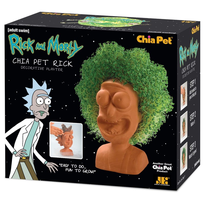 Chia Pet Rick & Morty - Rick with Seed Pack,