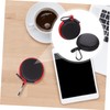 LABRIMP 2 Pcs Portable Earbud Holders Storage Bags with Carabiner