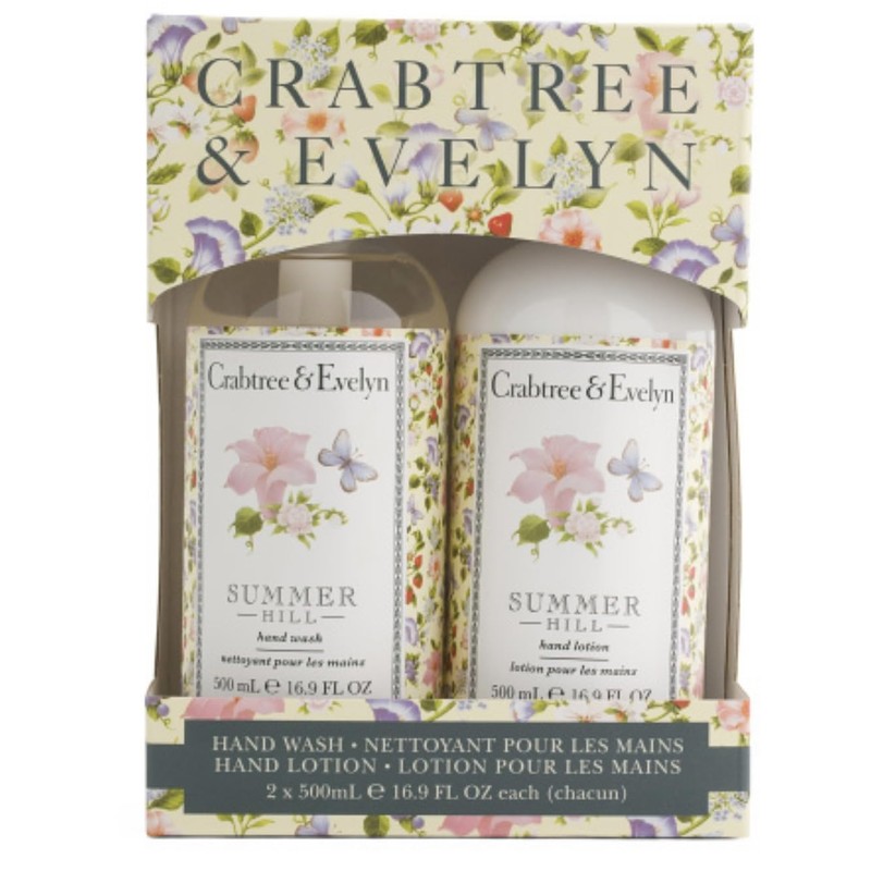 Crabtree & Evelyn Summer Hill Hand Wash and Hand Lotion