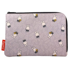 Kooza Miffy Multi Case, Slim Type, Gray Y-13072 W 8.5 x H 5.9 x D 0.4 inches (215 x 150 x 10 mm)
