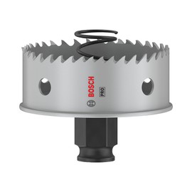 Bosch 1 x Pro Sheet Metal Power Change Plus Hole Saw (for Stainless Steel Sheets, Steel Sheets, Diameter 67 mm, Professional Accessories Drill/Screwdriver)