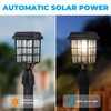 Kemeco ST4329Q-A Solar Post Light Squared Frame Exterior Waterproof Led