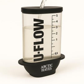 Kudos-Trading U-Flow Handheld Water Flow Tester – Portable Water Flow Gauge Meter for Sinks, Hoses, Irrigation & Plumbing – Accurate GPM/LPM Readings, Easy to Use, Durable Plastic Design