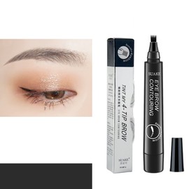 Eyebrow Pencil - Eyebrow Microblading Pen - Eye Makeup Eyebrow Pen Micro 4 Point Brow Pen Lift Long-Lasting Waterproof Natural Eyebrow Hair , Eyebrow Makeup, and Smudge-proof