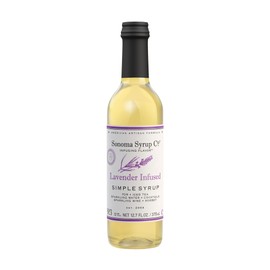 Sonoma Syrup Co. Lavender Infused Simple Syrup 12.7 fl oz | for Coffee, Cocktails, and Cooking | Hand Crafted in the USA