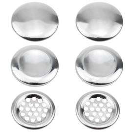9 Piece Sink Overflow Cover Stainless Steel Bathtub Overflow Overflow 3 Styles Bath Overflow Cover 22 mm - 25 mm for Bathroom Kitchen Silver