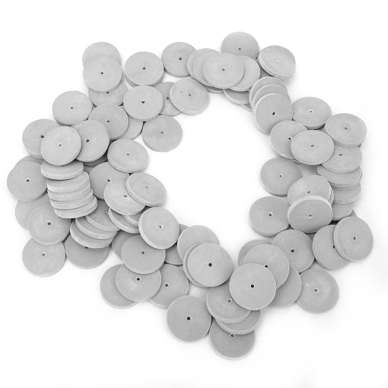 100pcs Dental Laboratory Burs Abrasive Grinding Polishing Rubber Wheel Tool