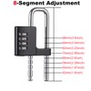 Cabinet Lock,Combination Padlock,U Shaped Padlock,Stainless Steel Gym Locker Lock Code