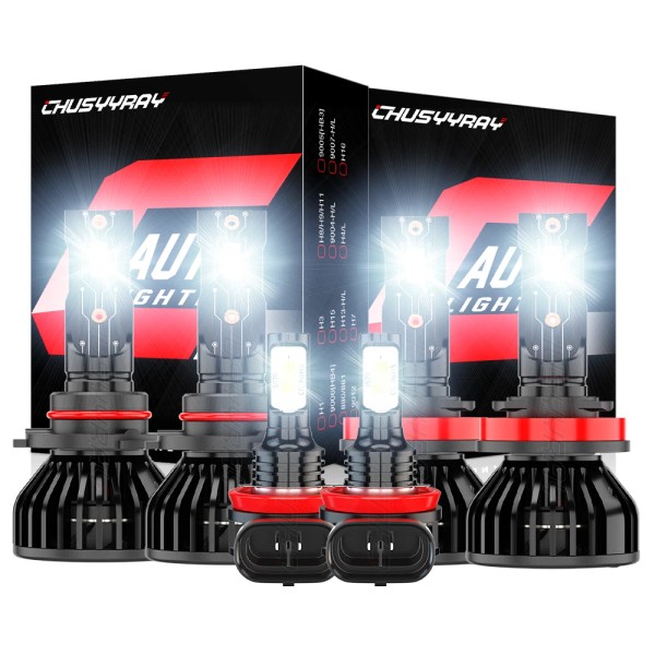 CHUSYYRAY For Toyota Highlander 2014-2019 LED Headlight + Fog Light