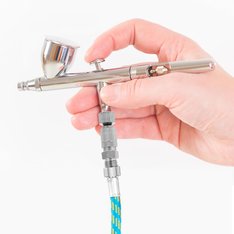 TEHAUX 3pcs Airbrush Quick Release Disconnect Coupler with Plug, 1/8